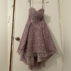Size 8 purple/lilac high to low dress